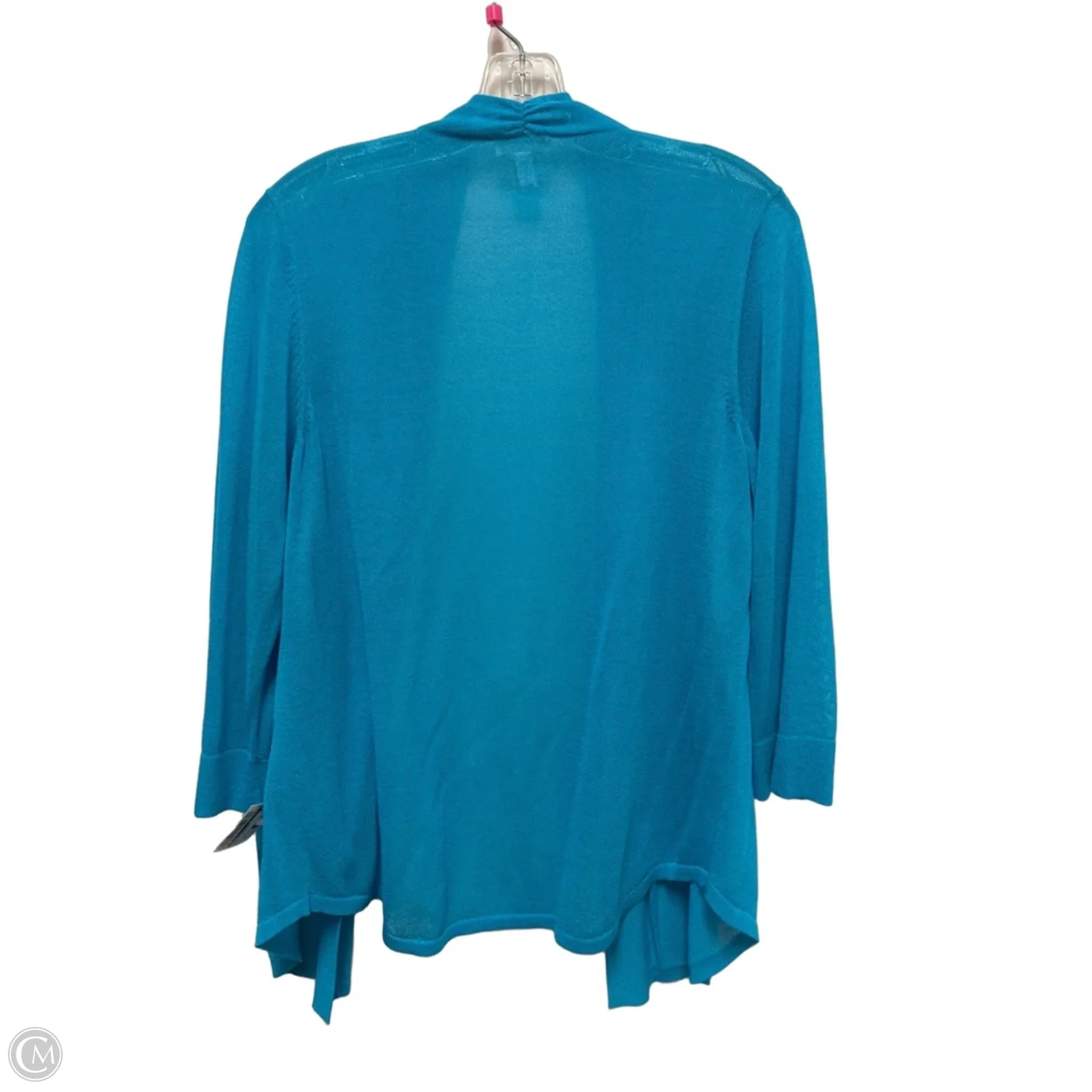 Sweater Cardigan By Chicos In Blue, Size: M