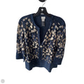 Jacket Other By Chicos In Blue & Gold, Size: M