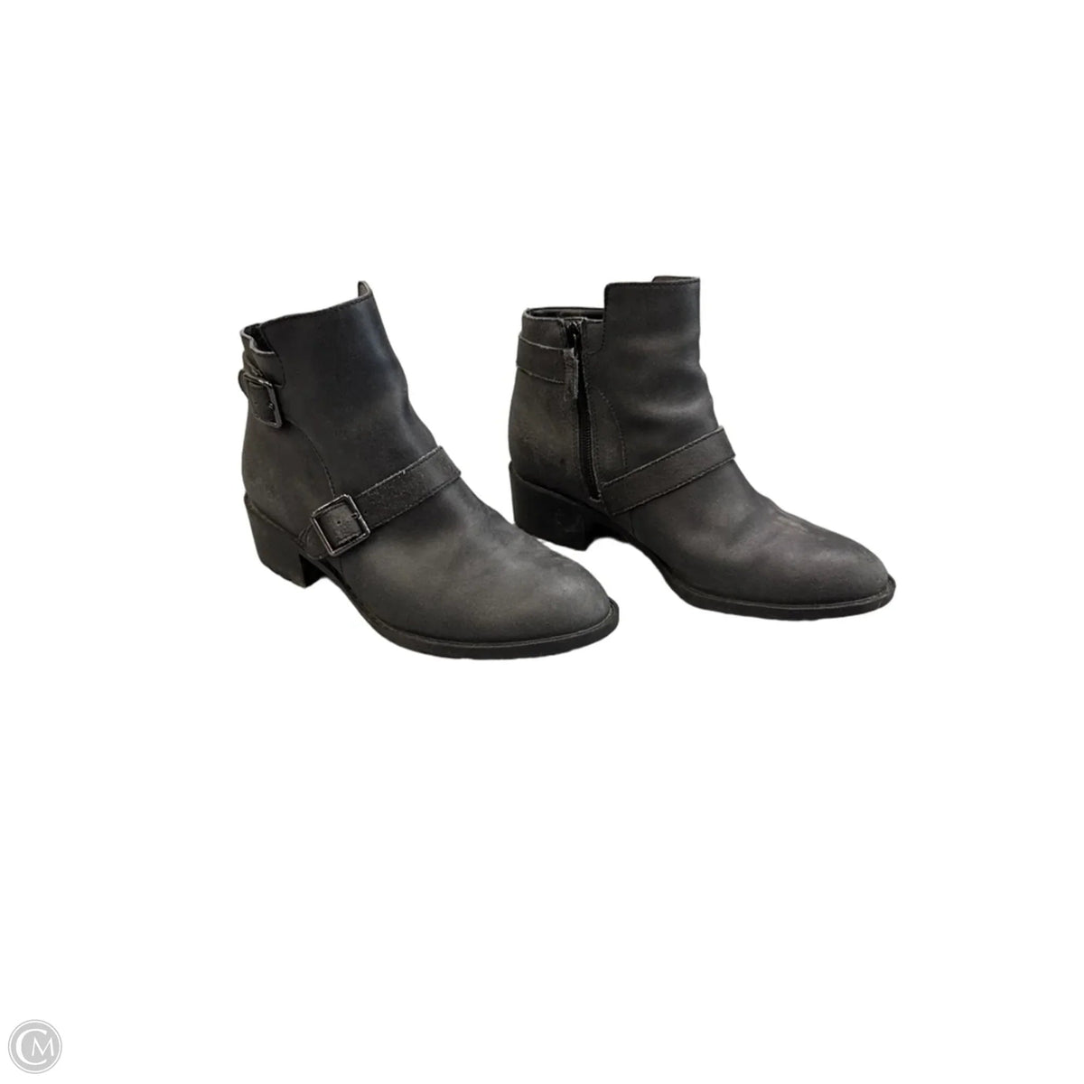 Boots Ankle Flats By Cole-haan In Grey, Size: 7