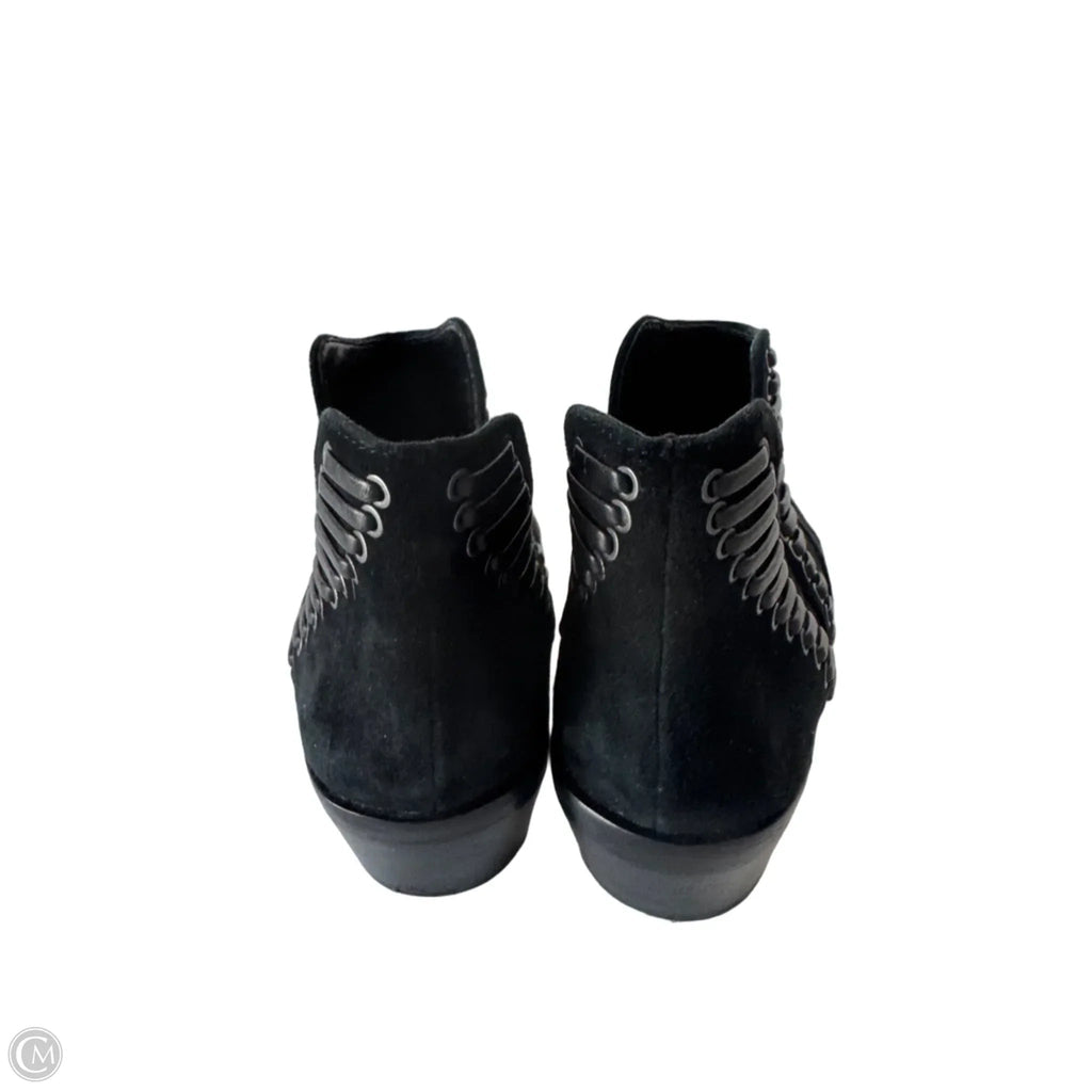 Boots Ankle Heels By Vince Camuto In Black, Size: 5.5