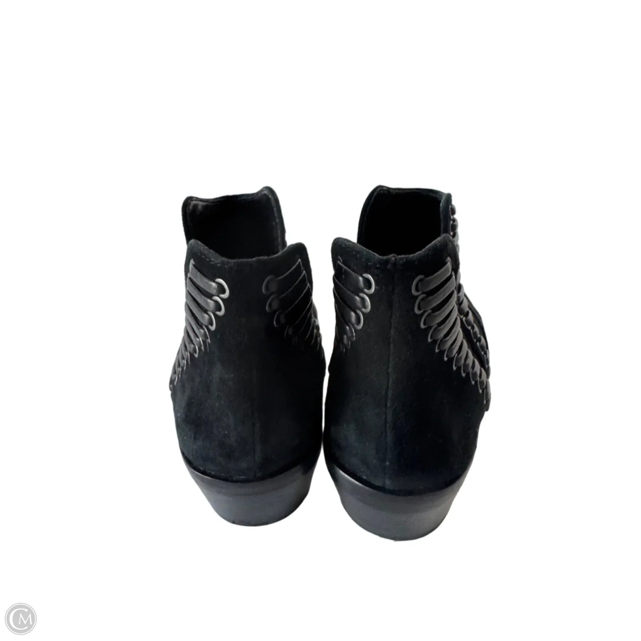 Boots Ankle Heels By Vince Camuto In Black, Size: 5.5