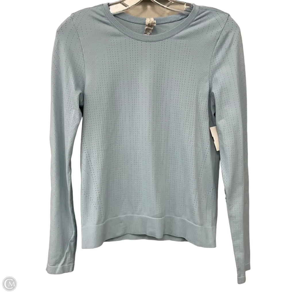 Athletic Top Long Sleeve Crewneck By Athleta In Blue, Size: Xs