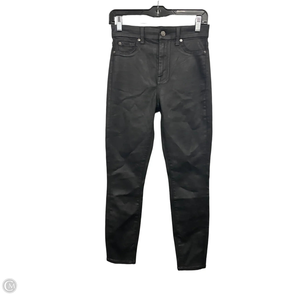 Jeans Skinny By 7 For All Mankind In Black, Size: 4