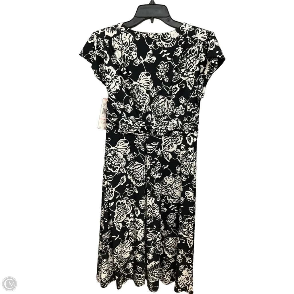 Dress Casual Midi By Evan-picone In Floral Print, Size: M