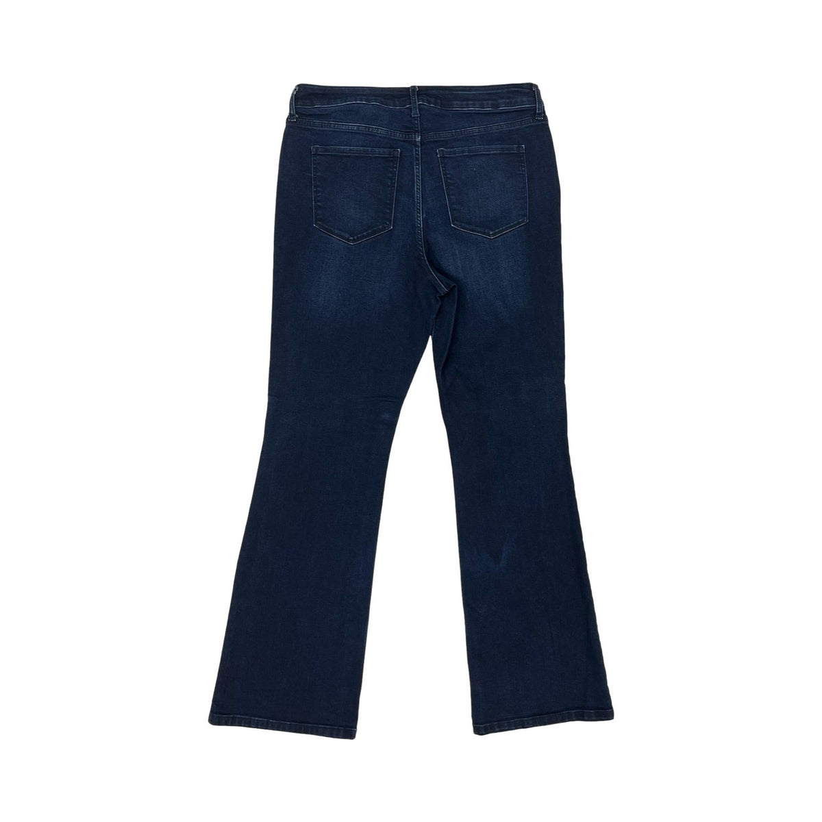 Jeans Flared By Nine West In Blue Denim, Size:14