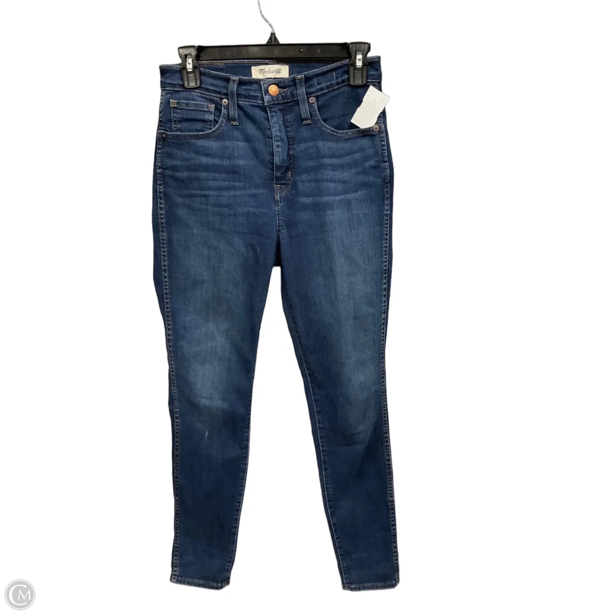 Jeans Skinny By Madewell In Blue Denim, Size: 2