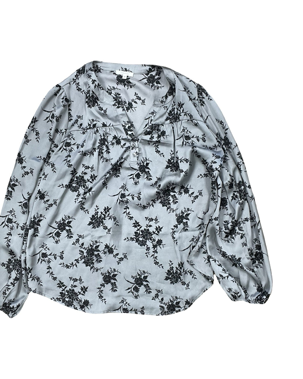 Top Ls By Maurices In Silver, Size:L