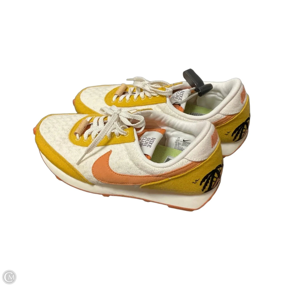 Shoes Athletic By Nike In Yellow, Size: 7.5