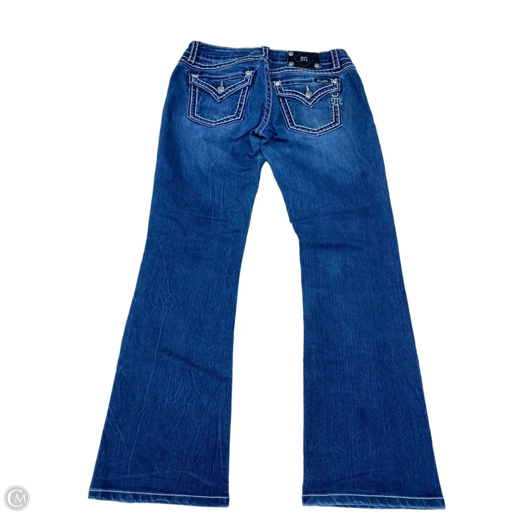 Jeans Boot Cut By Miss Me In Blue, Size: 14