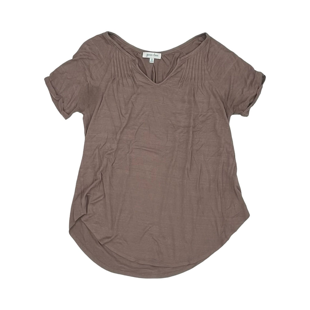 Top Ss By Grace & Lace In Brown, Size:S