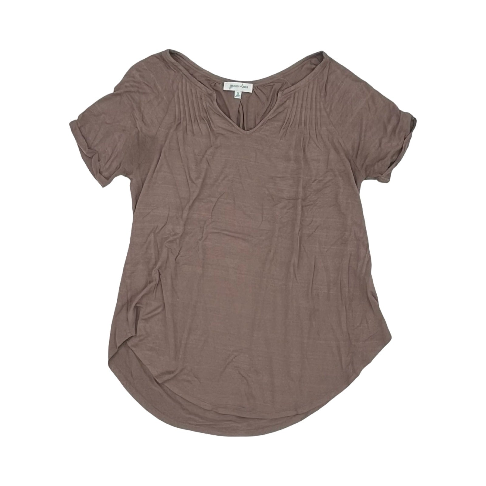 Top Ss By Grace & Lace In Brown, Size:S