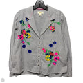 Sequin Embellished Top Long Sleeve By Maeve In Striped Pattern, Size: 4