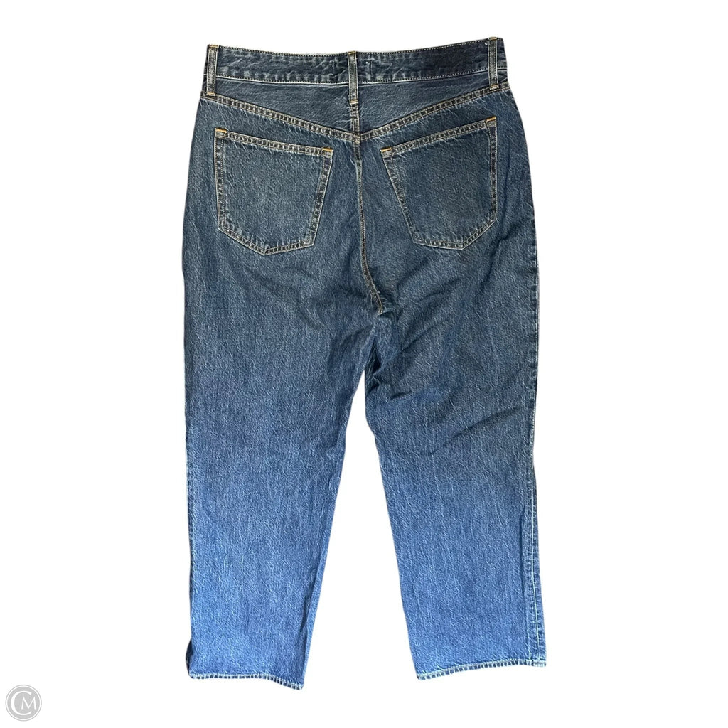 Jeans Straight By Abercrombie And Fitch In Blue Denim, Size: 30