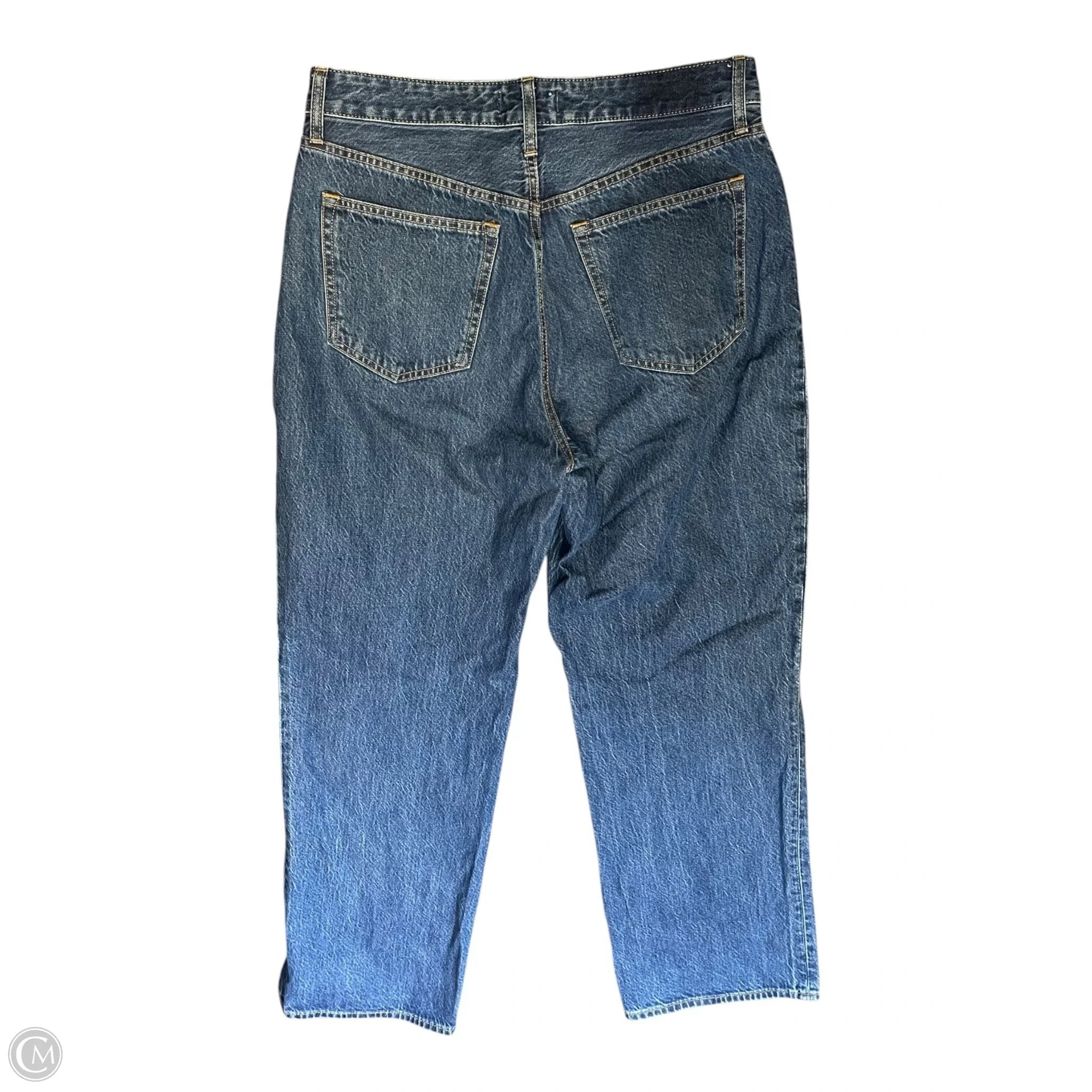 Jeans Straight By Abercrombie And Fitch In Blue Denim, Size: 30