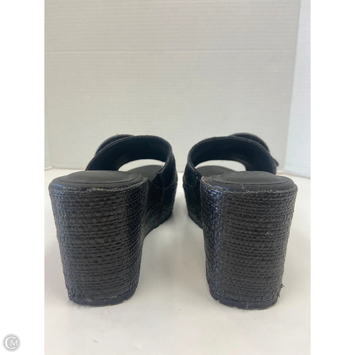 Shoes Heels Wedge By A New Day In Black, Size: 6