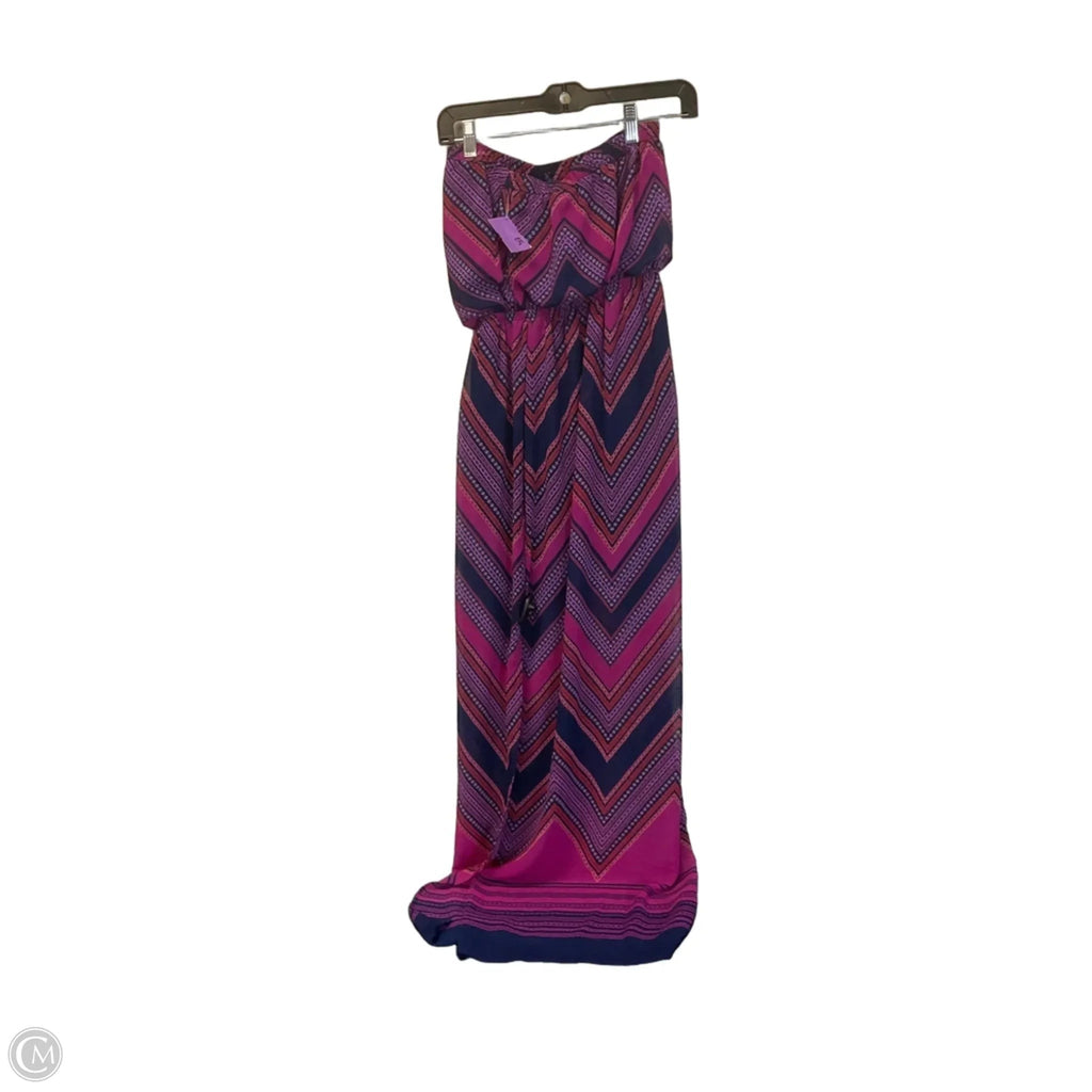 Dress Casual Maxi By Express In Purple, Size: Xs