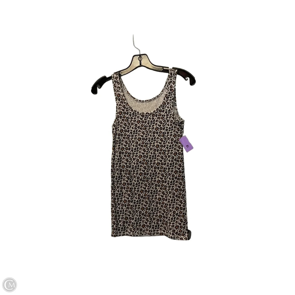 Top Sleeveless By A New Day In Animal Print, Size: M