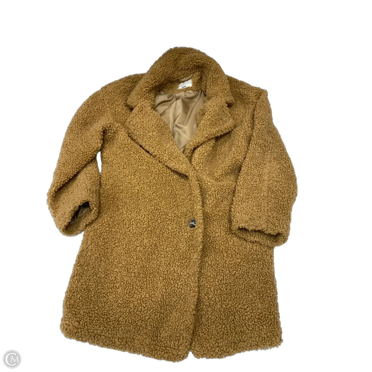 Jacket Faux Fur & Sherpa By A New Day In Tan, Size: Xl