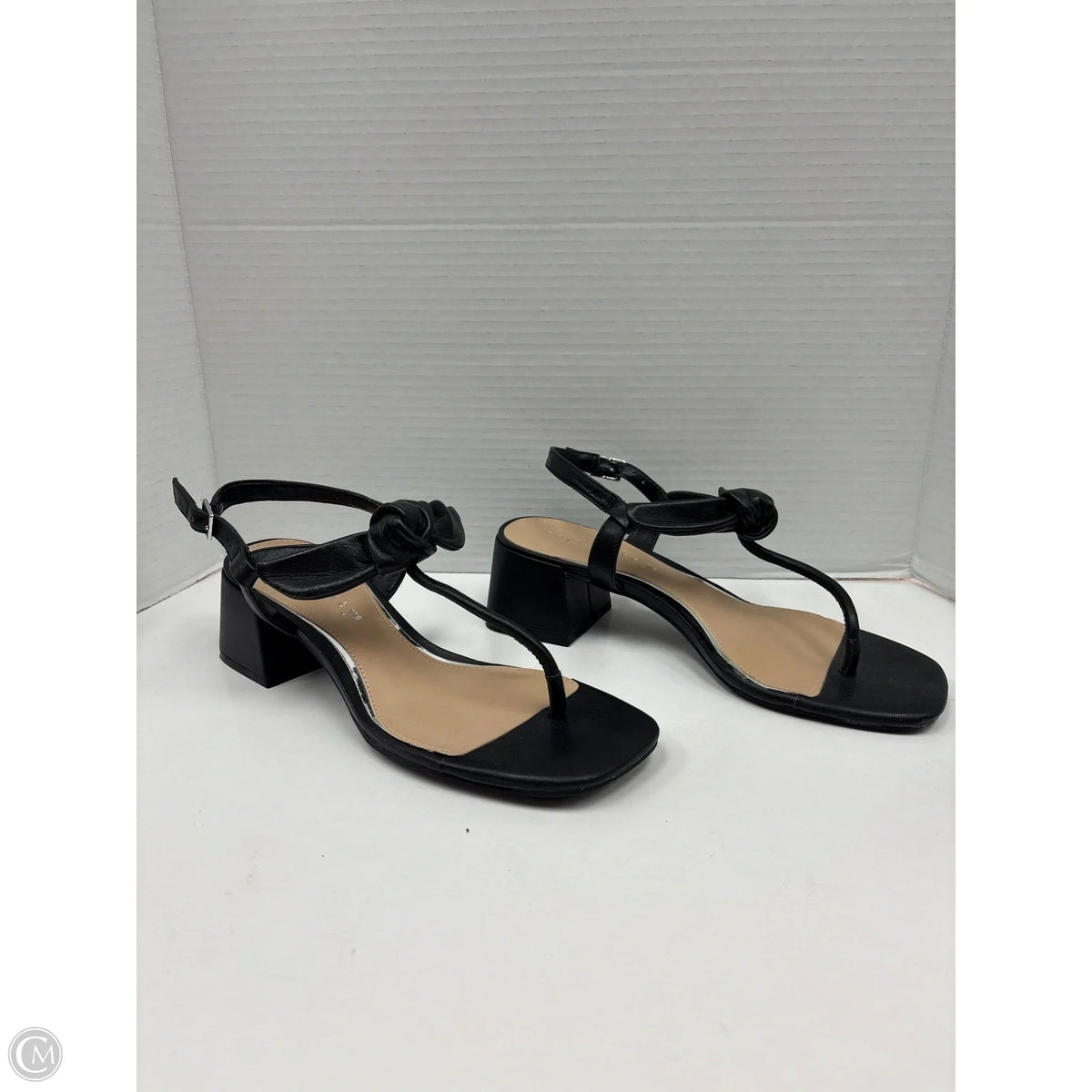 Sandals Heels Block By Copper Key In Black, Size: 8