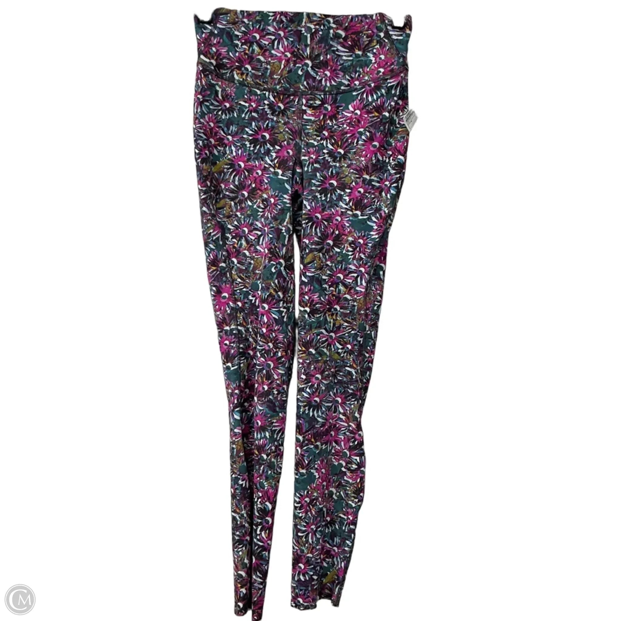 Athletic Leggings By Lululemon In Multi-colored, Size: 4