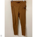 Athletic Leggings By Mono B In Brown, Size: L