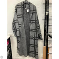 Sweater Cardigan By Zara In Black & Grey, Size: M