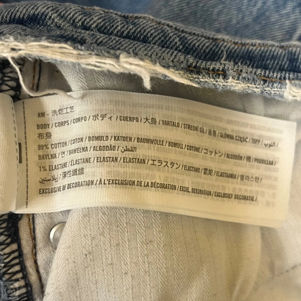 Jeans Straight By Abercrombie And Fitch In Blue Denim, Size: 8