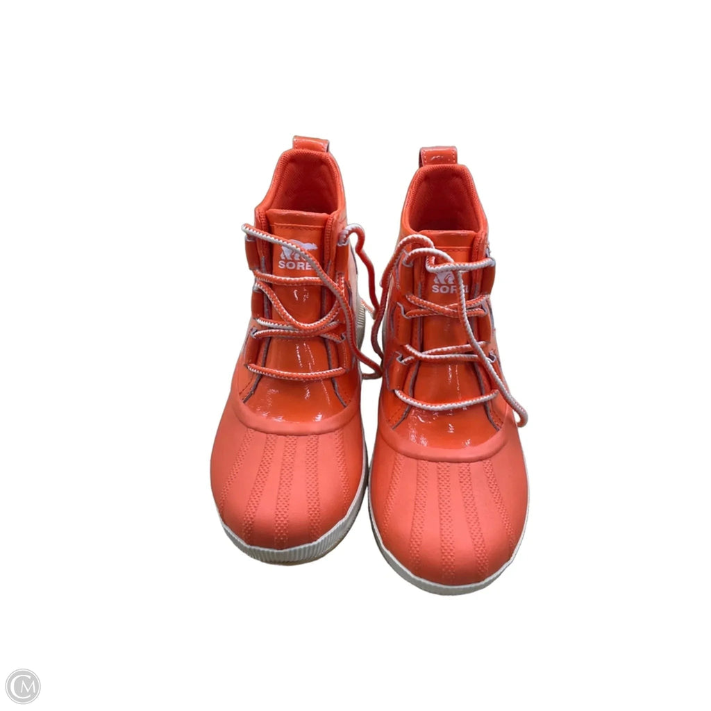 Boots Rain By Sorel In Orange, Size: 7