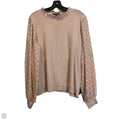 Top Long Sleeve By Adrianna Papell In Pink, Size: Xl