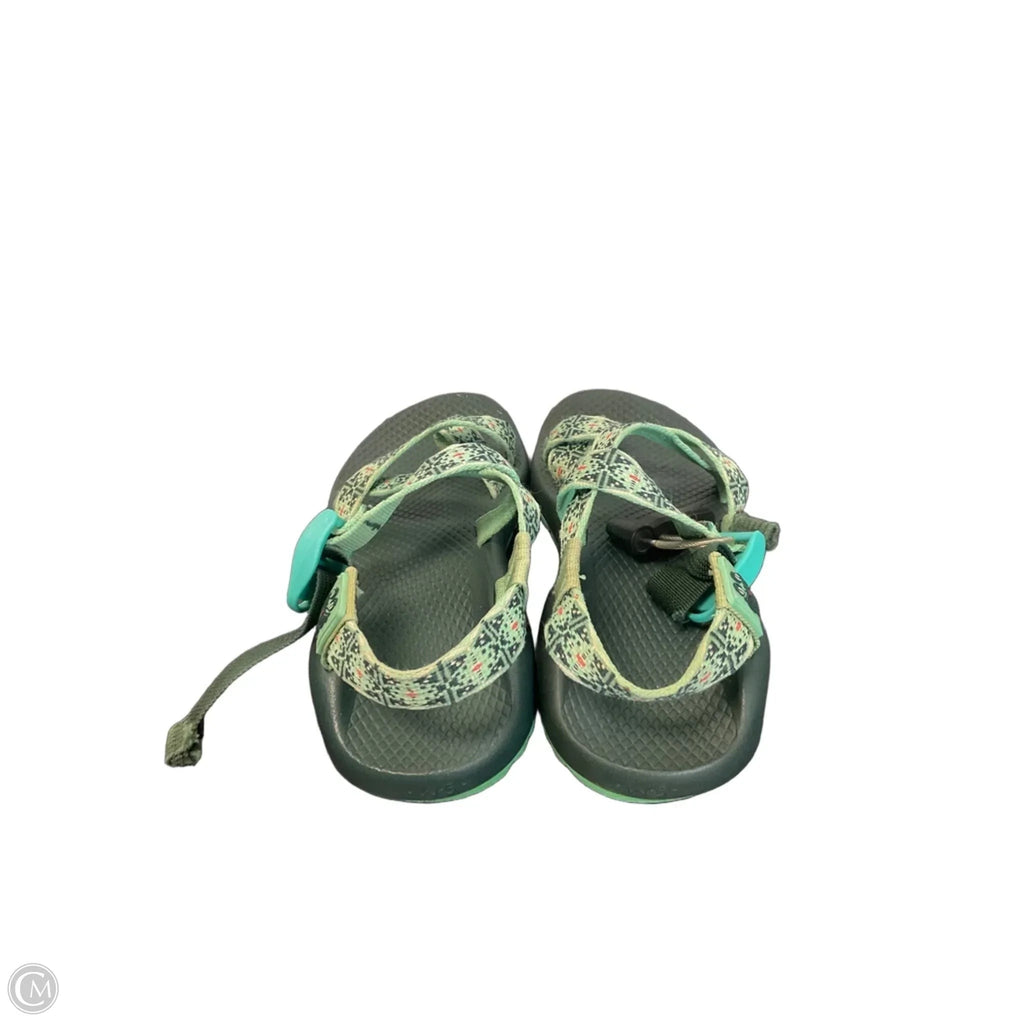 Sandals Sport By Chacos In Blue & Green, Size: 5