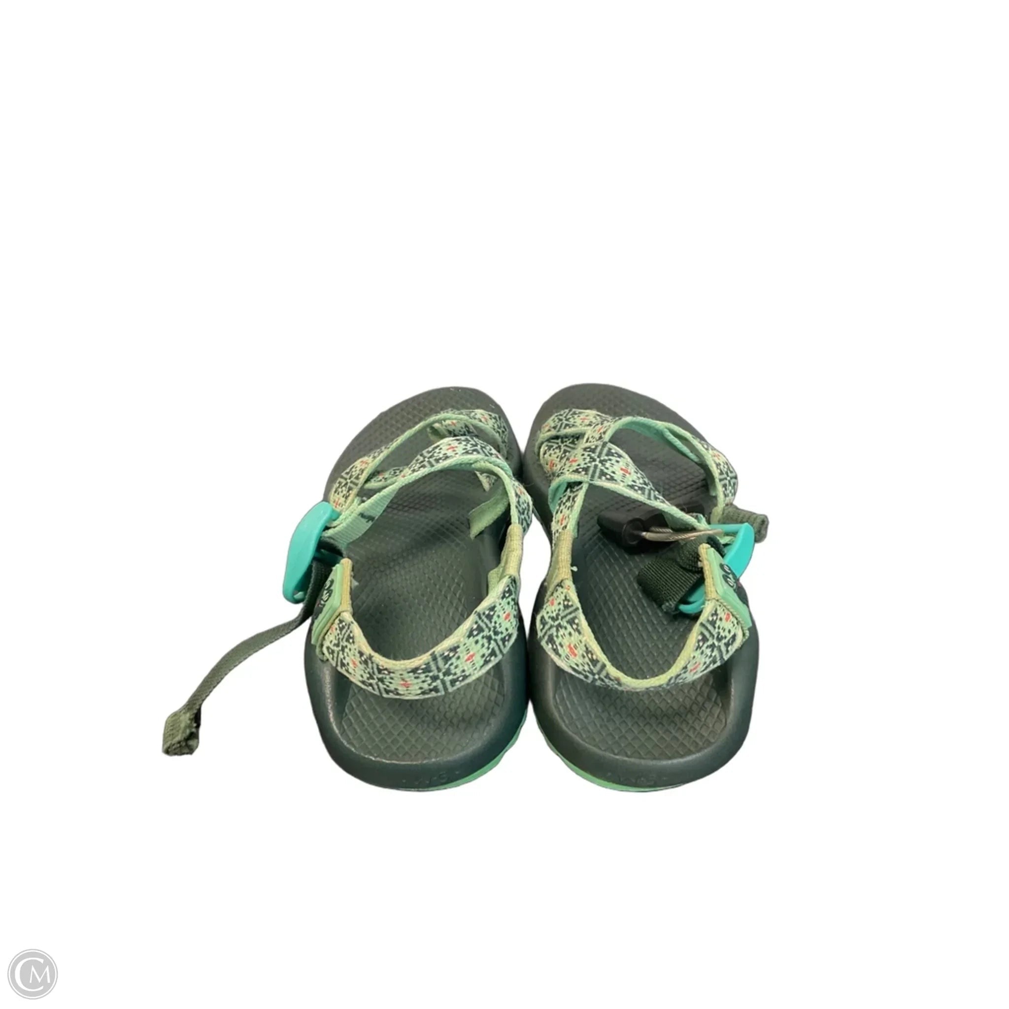 Sandals Sport By Chacos In Blue & Green, Size: 5