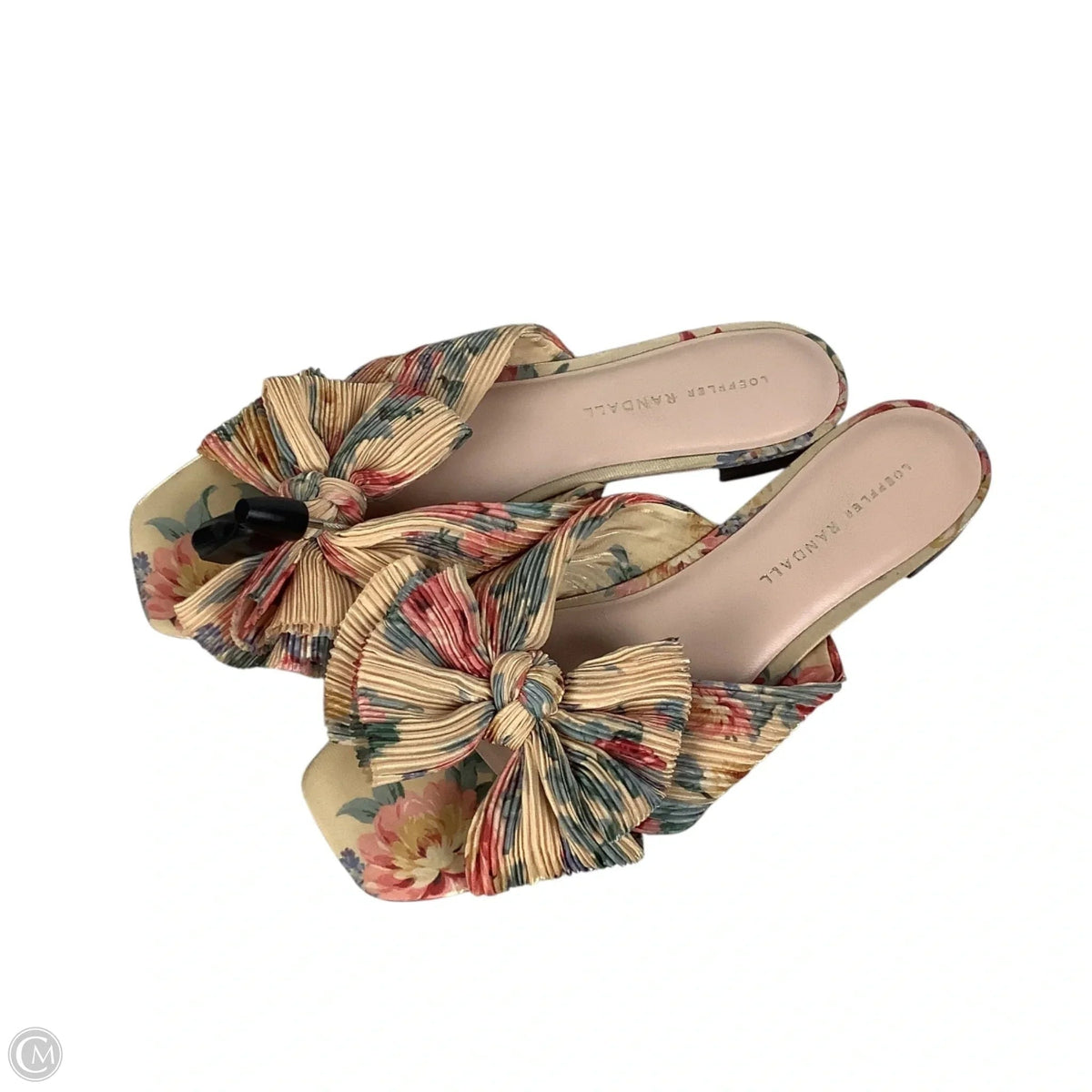 Sandals Flats By Loeffler Randall In Floral Print, Size: 8.5