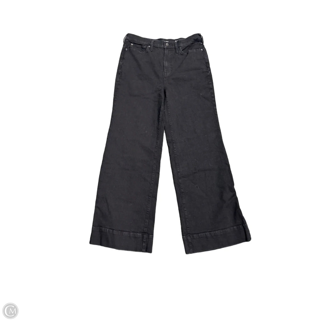 Jeans Wide Leg By J. Crew In Black, Size: 10