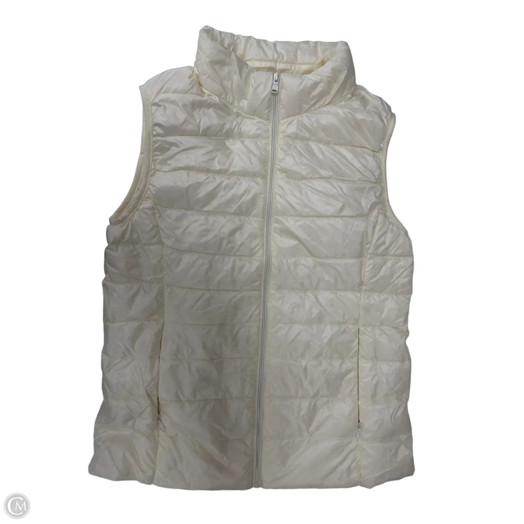 Vest Puffer & Quilted By 89th And Madison In Cream, Size: Xs