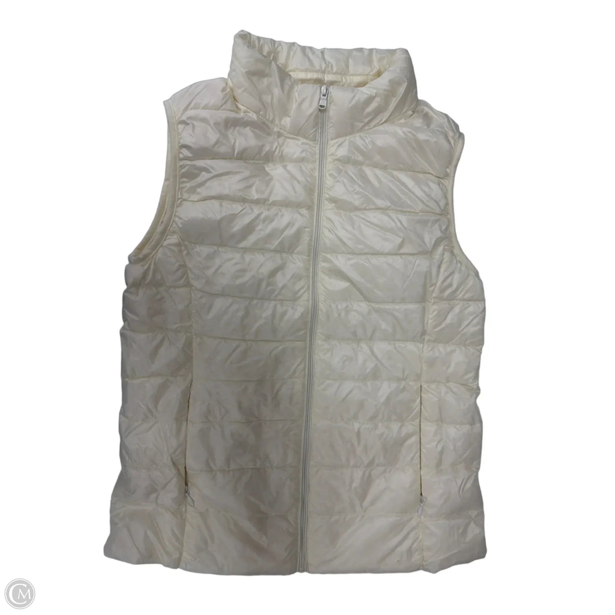 Vest Puffer & Quilted By 89th And Madison In Cream, Size: Xs