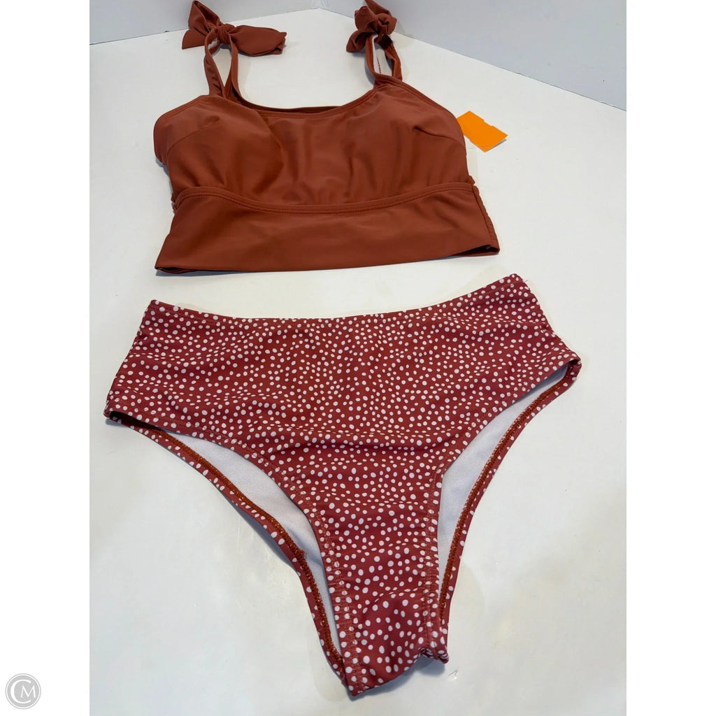 Swimsuit 2pc By Clothes Mentor In Copper, Size: S