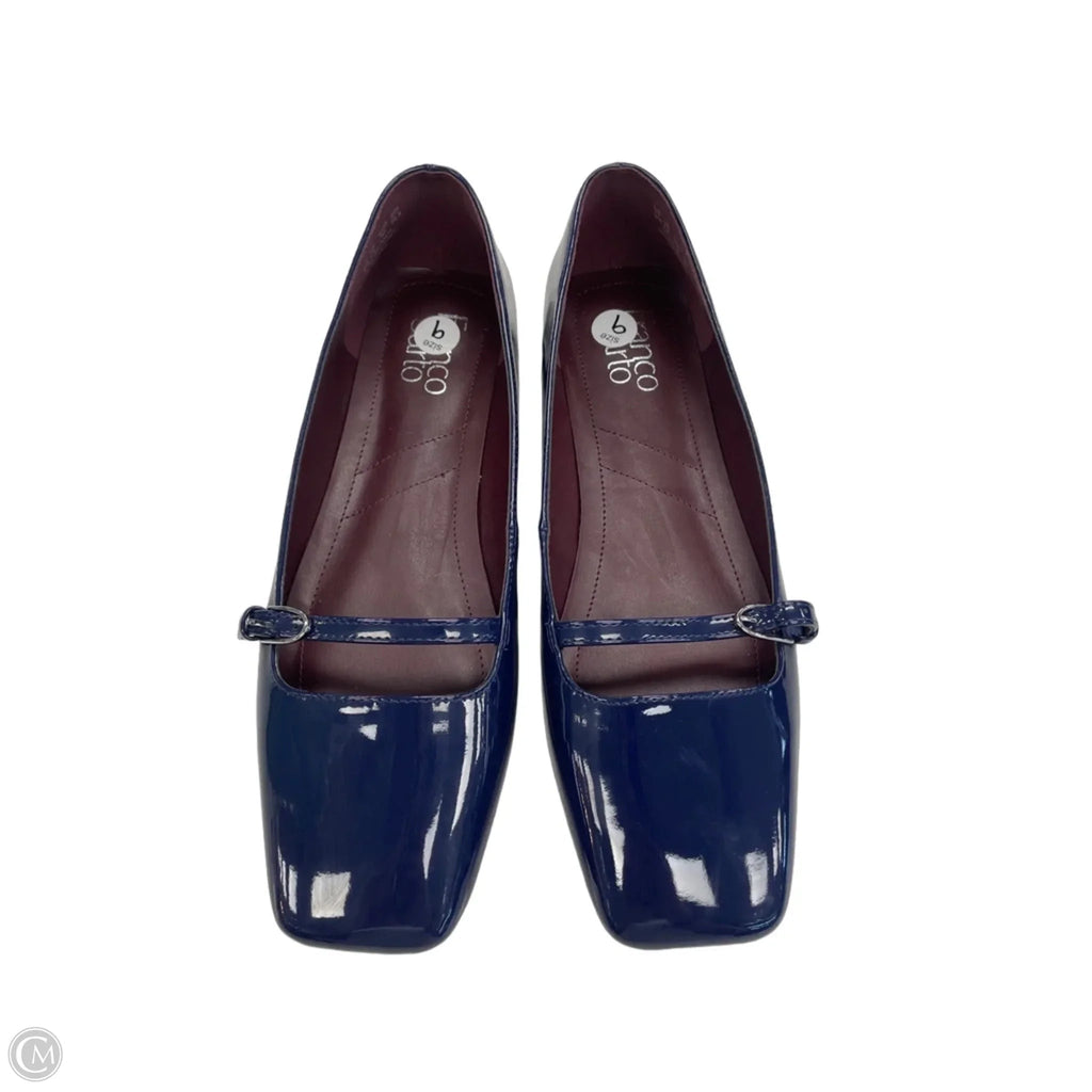 Shoes Flats By Franco Sarto In Navy, Size: 9