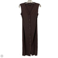 Dress Casual Midi By Banana Republic In Brown, Size: M