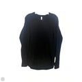 Athletic Top Long Sleeve Collar By Lululemon In Black, Size: 10