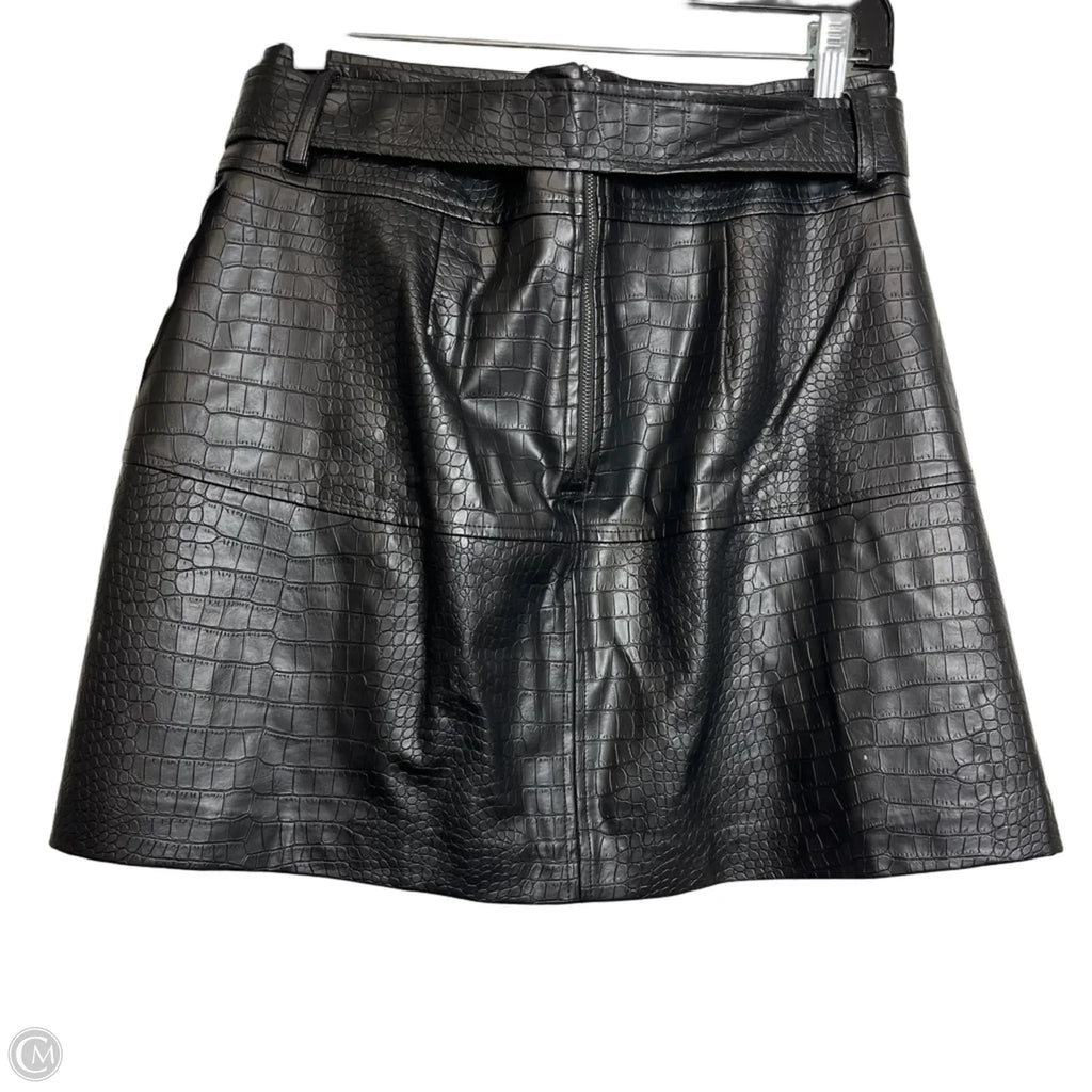 Skirt Mini & Short By Allison In Black, Size: M