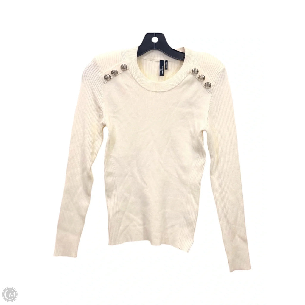 Sweater By Guess In Cream, Size: L