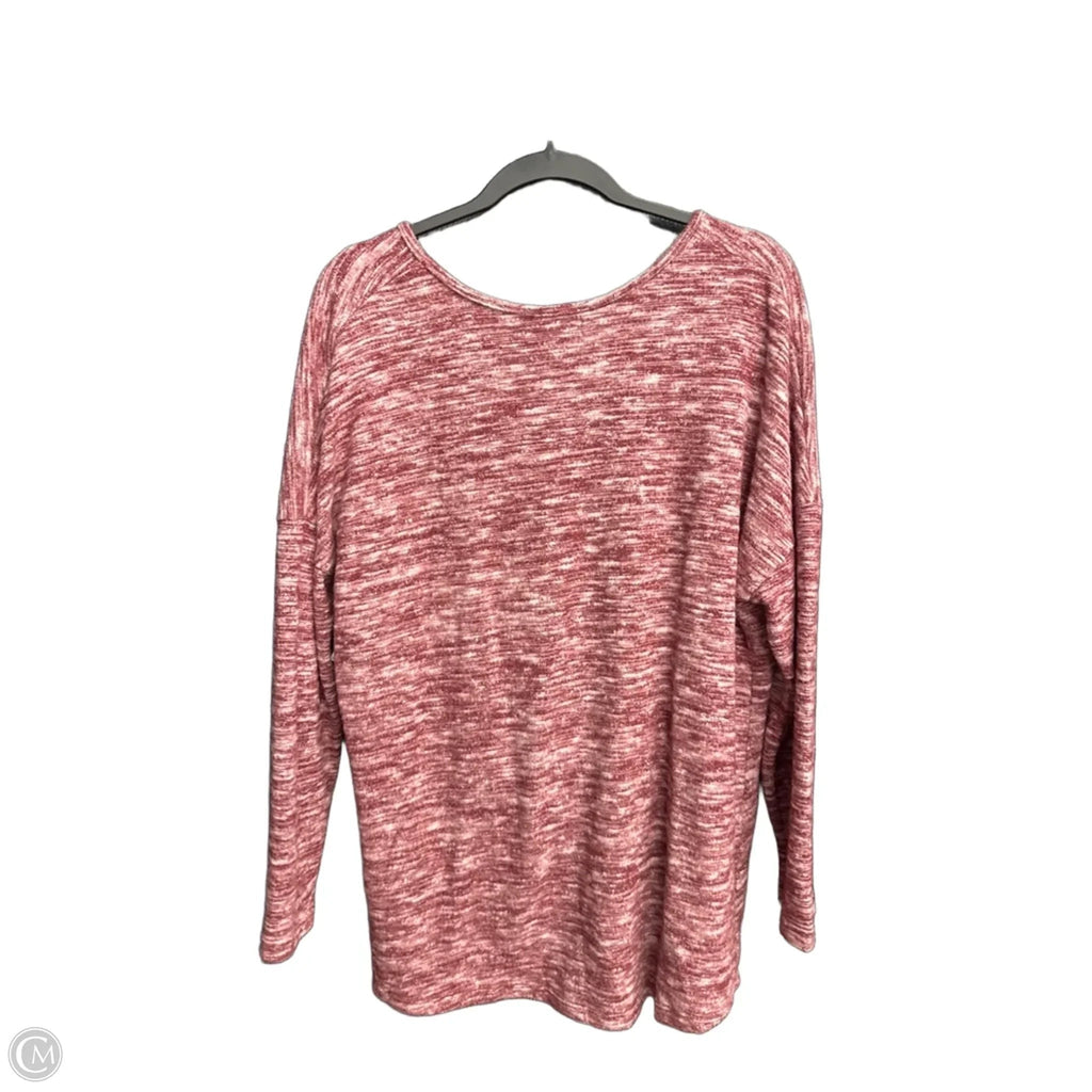 Top Long Sleeve By Umgee In Maroon, Size: M