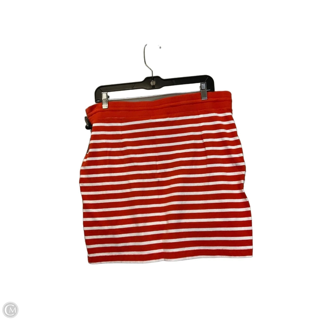 Skirt Mini & Short By Banana Republic In Red, Size: L