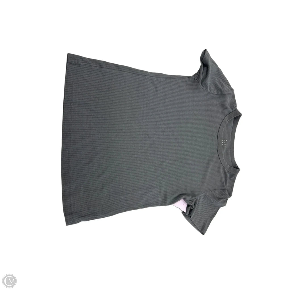 Top Short Sleeve Basic By A New Day In Grey, Size: S