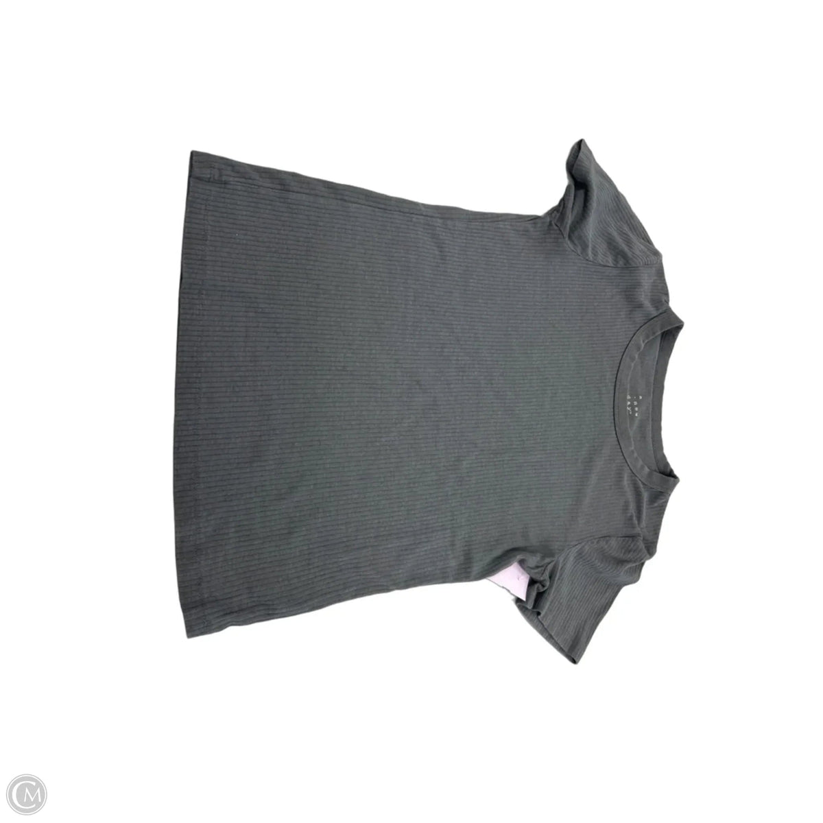 Top Short Sleeve Basic By A New Day In Grey, Size: S