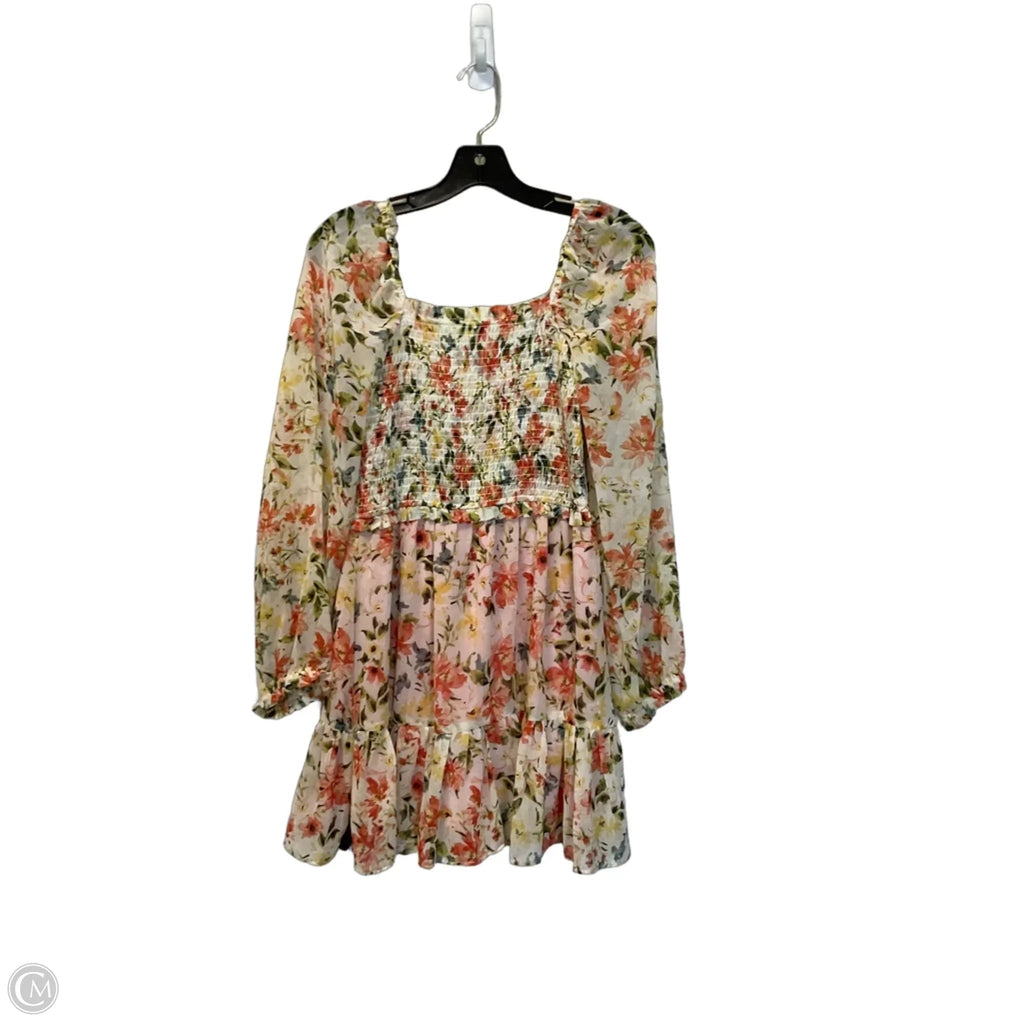 Dress Casual Short By 1.state In Floral Print, Size: S