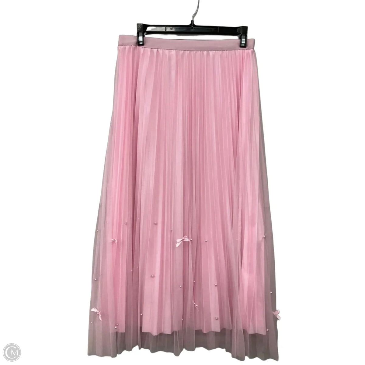 Skirt Midi By Clothes Mentor In Pink, Size: L