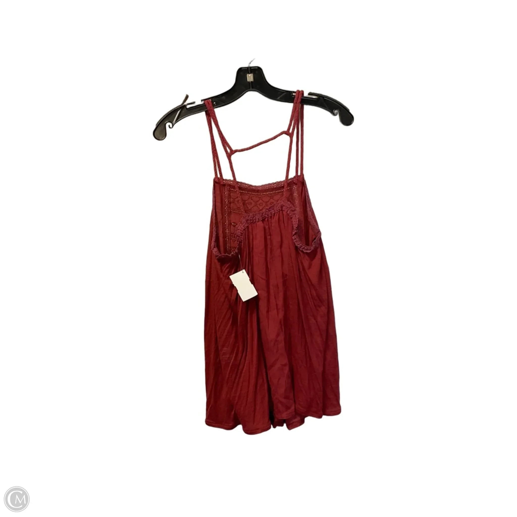 Top Sleeveless By American Eagle In Red, Size: S