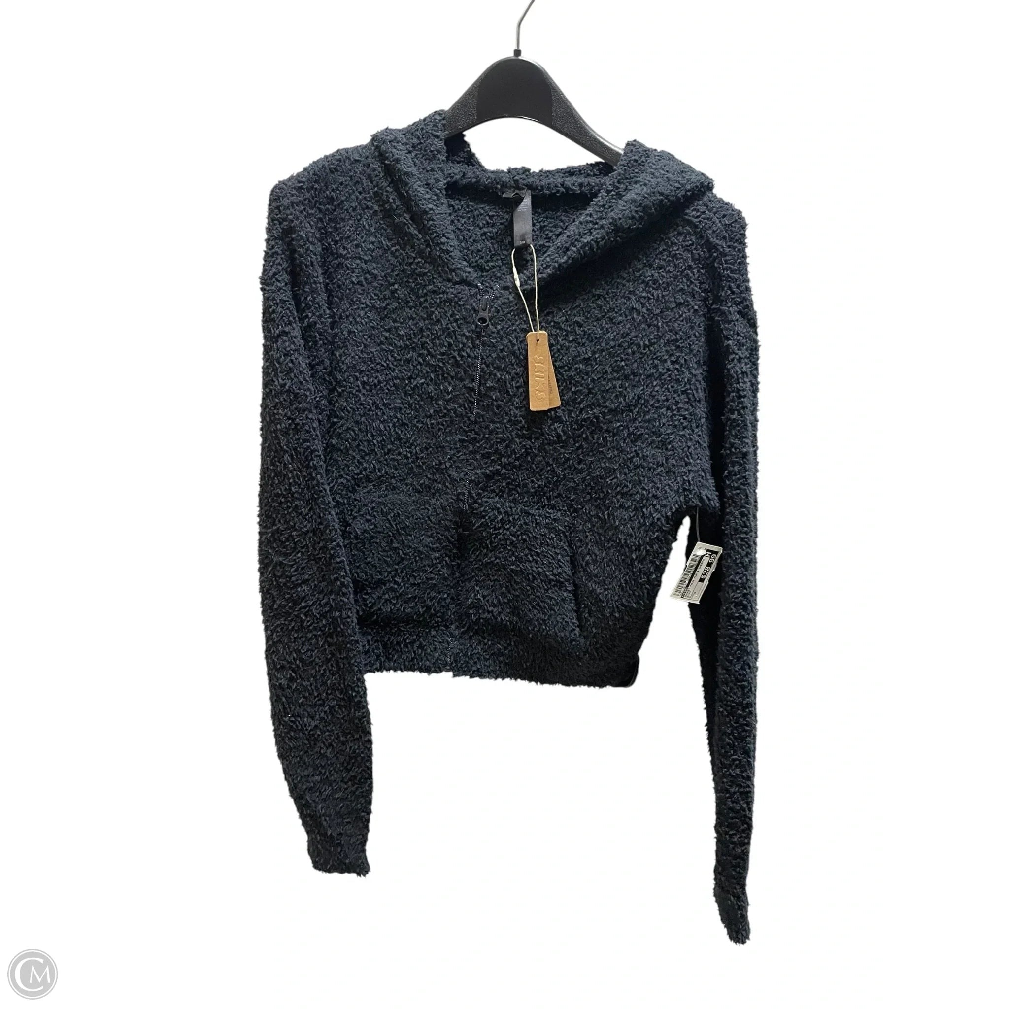 Jacket Faux Fur & Sherpa By Skims In Black, Size: S