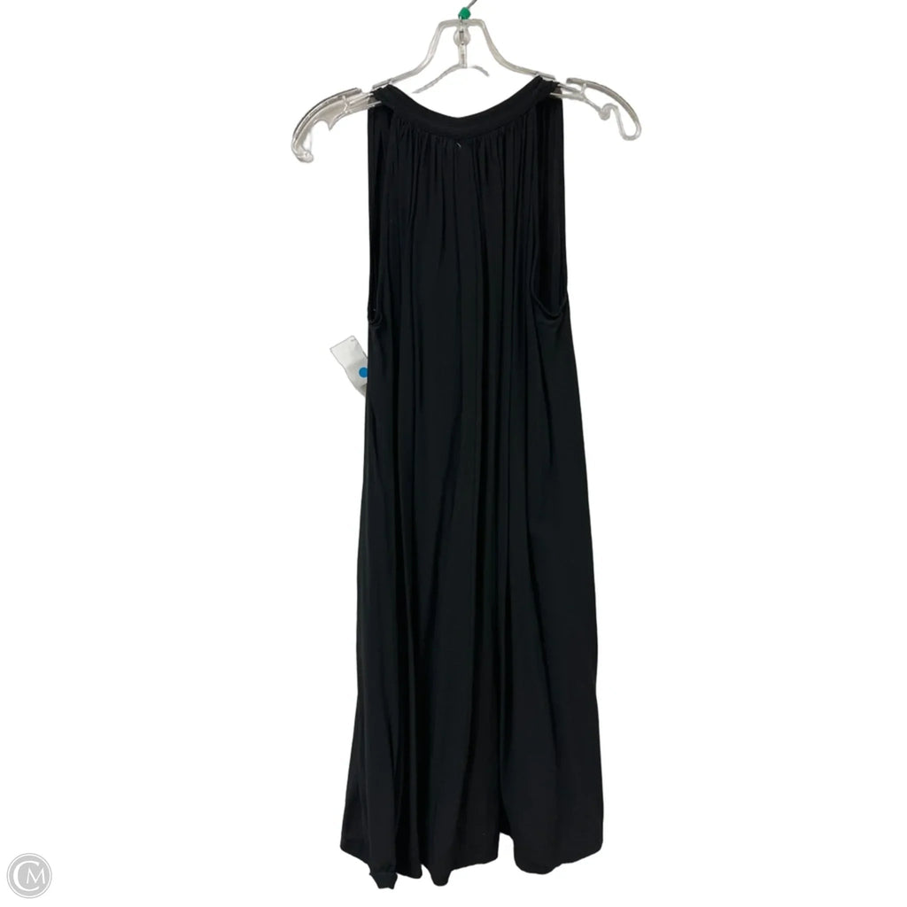 Dress Casual Midi By Ann Taylor In Black, Size: Lp